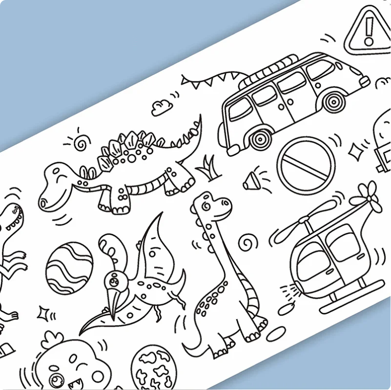 3 Rouleaux de dessin (30cm x 1M)