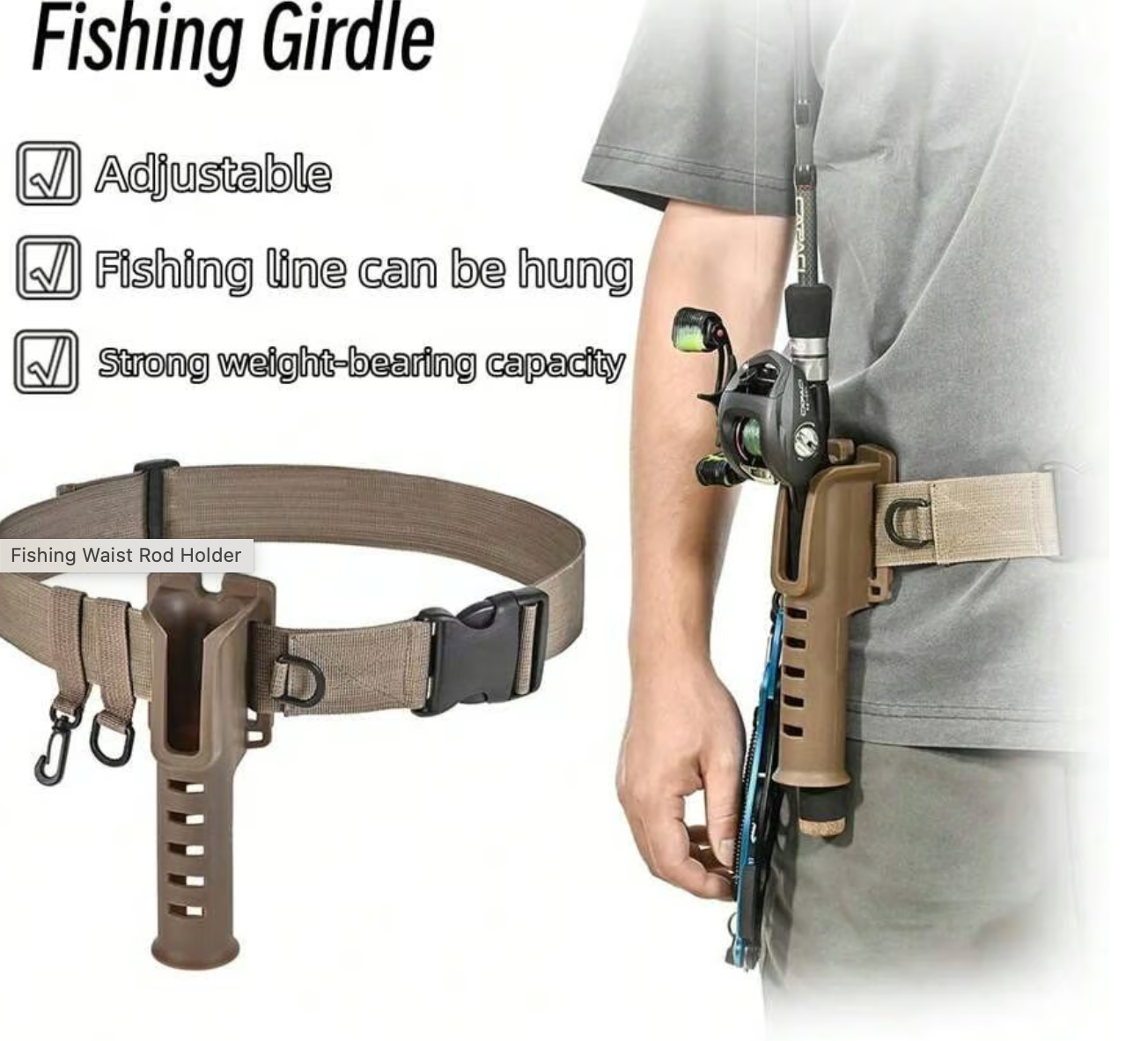 Ceinture de pêche Amovible