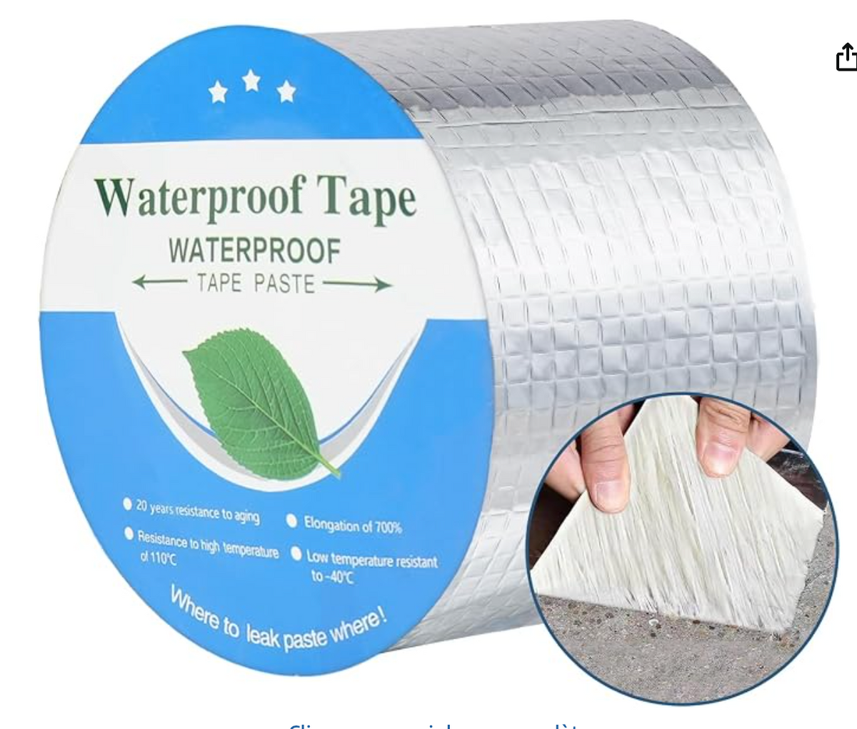 Tape Étanchéité 5m x 10 cm